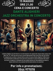Cena e concerto con la Dante Alighieri jazz orchestra